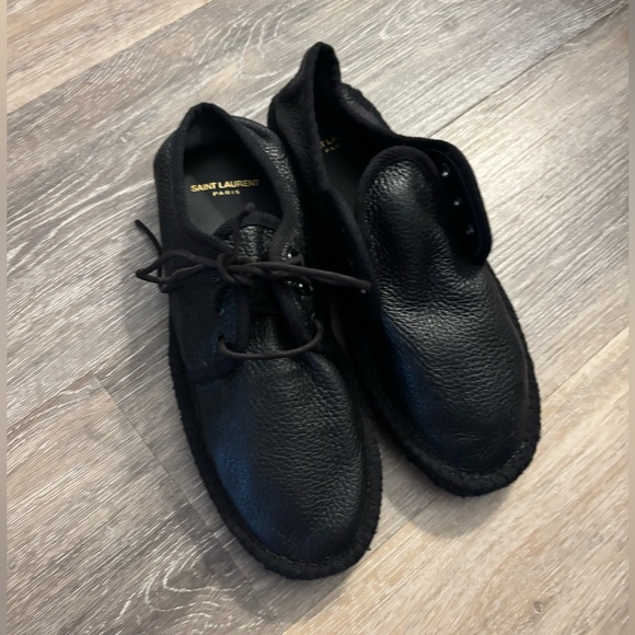 Saint Laurent Other - Saint Laurent Black Leather Men's Shoes Sz 40 EU Sz 7 US New